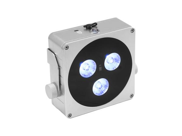 Akutoitel LED proźektor - EUROLITE AKKU Flat Light 3 sil